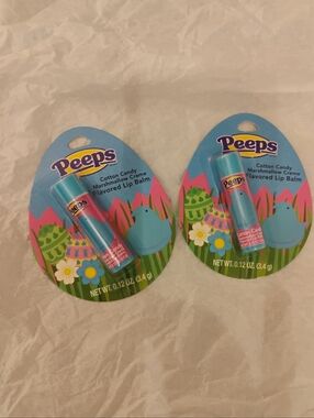 Peeps Cotton Candy Flavored Lip Balm - Blue